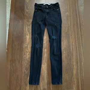 Zara Trafaluc Distressed Skinny Jeans - size 2